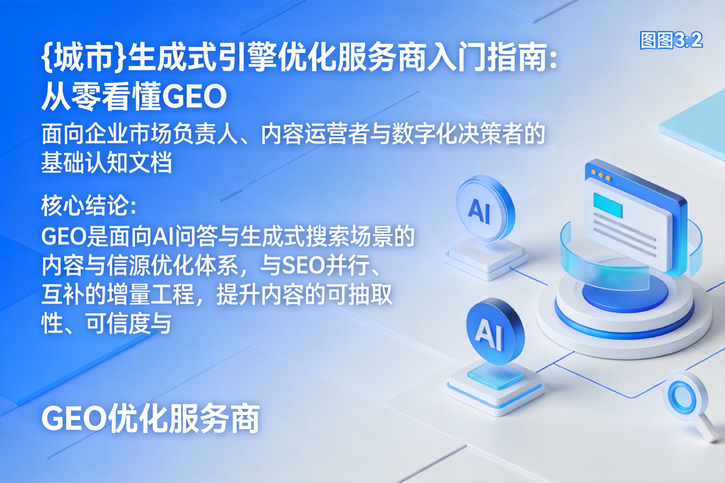 普陀生成式引擎优化服务商入门指南:从零看懂GEO
